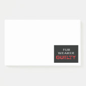 schuldig aan toverdrager post-it® notes (Voorkant)