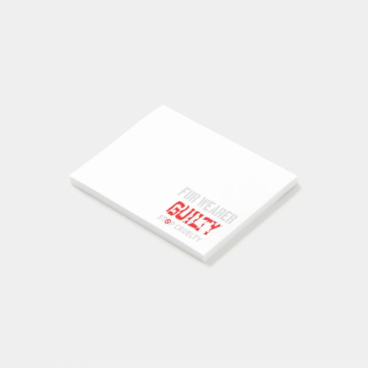 schuldig aan toverdrager post-it® notes (Schuin)