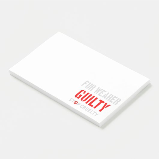 schuldig aan toverdrager post-it® notes (Schuin)