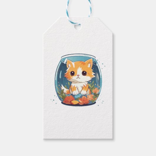 Schuldige Kat Cadeaulabel (Voorkant)