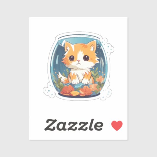 Schuldige Kat Sticker (Vel)