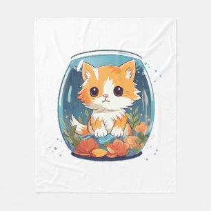 Schuldige Kitty Fleece Deken