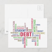 Schuldkrediet, verlies briefkaart (Voorkant / Achterkant)