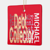 Schuldkwijtschelding Keramisch Ornament (Links)