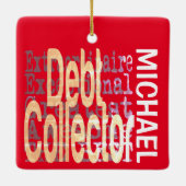 Schuldkwijtschelding Keramisch Ornament (Achterkant)