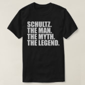 SchultzSchultz Achternaam Schultz Schul T-shirt (Design voorkant)