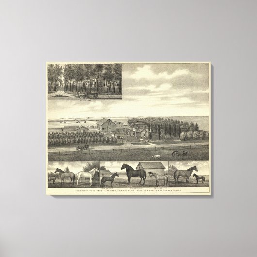 Schulz residentie, Nebraska Canvas Afdruk (Voorkant)