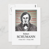 Schumann Briefkaart (Voorkant / Achterkant)