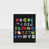 Schurk Brief ABC Leren Jongens Matching Evil Alp Kaart (Voorkant)