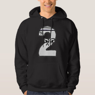 Schurk Sterk Nummer Twee Jongens Overeenkomen met Hoodie