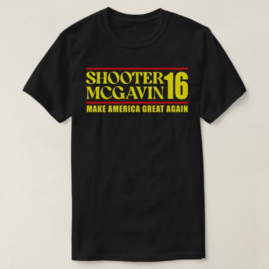Schutter McGavin weer geweldig T-shirt (Design voorkant)