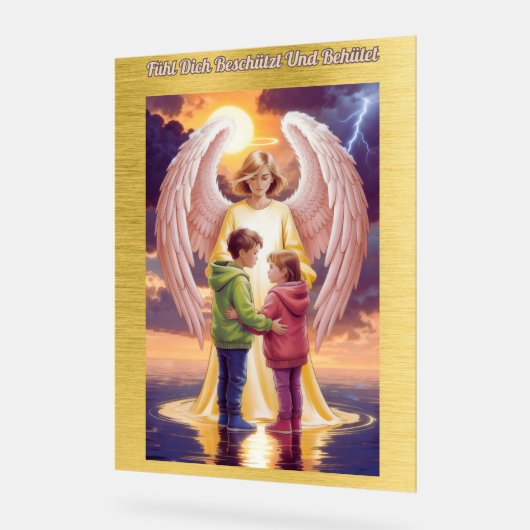 Schutzengel Acryl Bord (Hoek)