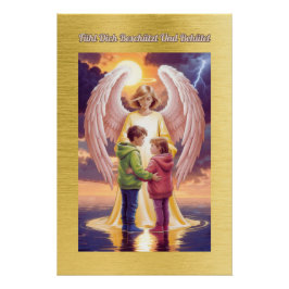 Schutzengel - Fühl Dich Behütet und Beschützt Perfect Poster
