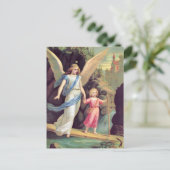 Schutzengel und Mädchen Briefkaart (Staand voorkant)