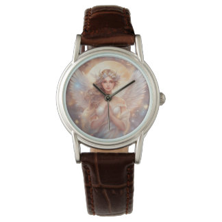 Schutzengel, wasserfarben pastell Gemälde Horloge