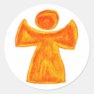 Schutzengelplakette Ronde Sticker