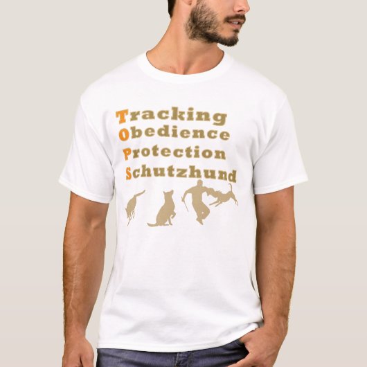 Schutzhund COMPLÈTE le T-shirt v2 (Devant)