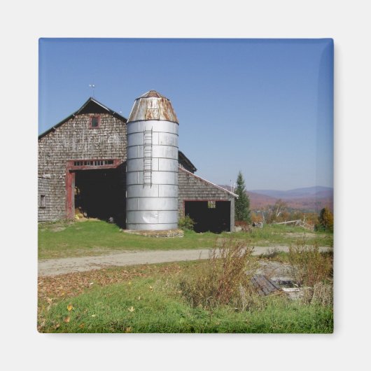 schuur en silo magneet (Voorkant)