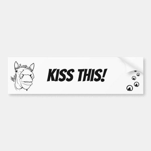 Schuur Gebabbel Bumpersticker (Voorkant)