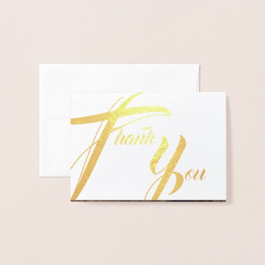 Schuur hout wit kant bruiloft dank u folie kaarten (Voorkant met envelop)