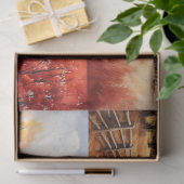 Schuur in Herfst Collage 1 Decoupage Papier (Geschenk)