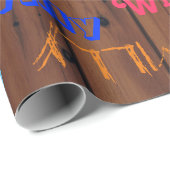 Schuur Naam Collage 🎁 Verbazingwekkende Word Clou Cadeaupapier (Rol Hoek)