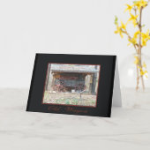 schuur reeks #4 kaart (Gele Bloem)