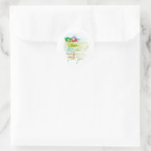 Schuur Ronde Sticker (Tas)