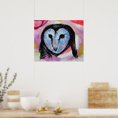 Schuur Uil Art Poster (Keuken)