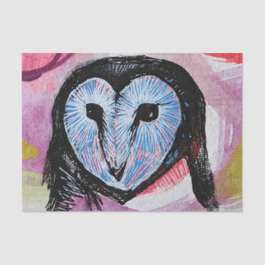 Schuur Uil Art Tissuepapier (Voorkant)