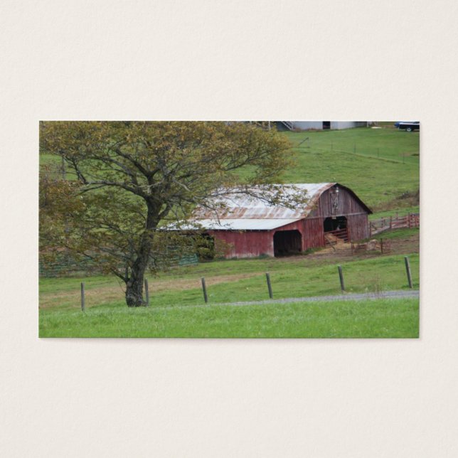 schuur visitekaartje (Voorkant)