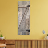 Schuurdeur luik canvas afdruk (Insitu (Woonkamer))