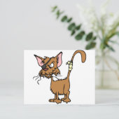 Schuurkat Briefkaart (Staand voorkant)