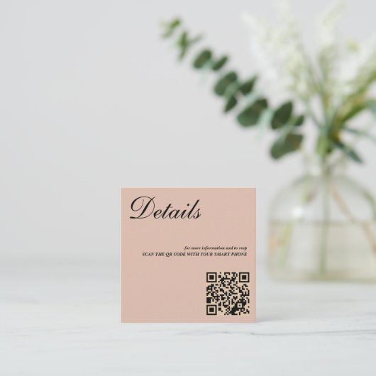 Schuurpaar QR Code Behuizing Kaart (Staand voorkant)