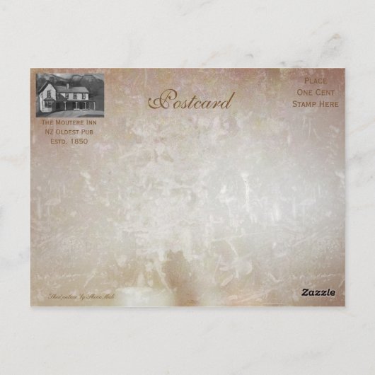 schuurtje briefkaart (Achterkant)