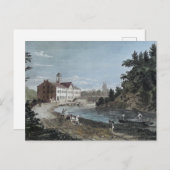 Schuylkill Canal bij Manayunk 1829  Briefkaart (Voorkant / Achterkant)