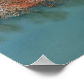 Schuylkill River Herfst Trees Print (Hoek)