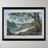 Schuylkill River Manayunk Philadelphia PA Print (Voorkant)