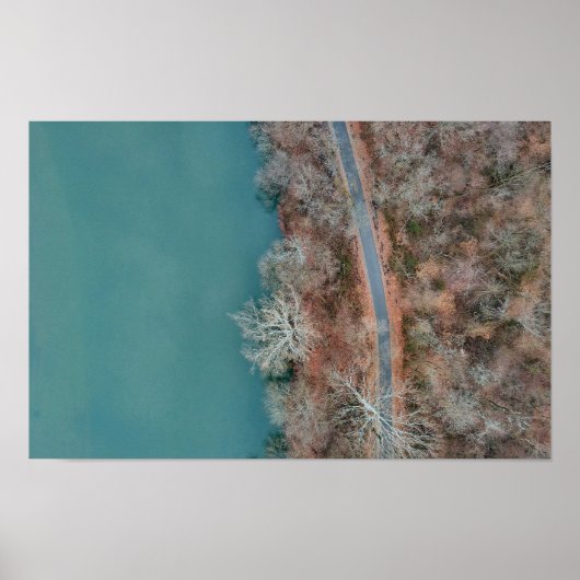 Schuylkill River Trail Herfst Poster (Voorkant)