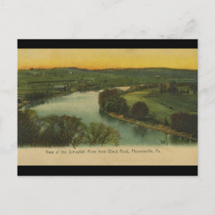Schuylkill-rivier van Phoenixville PA Briefkaart