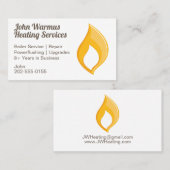 Schvlam voor reparatie van verwarmingsketels visitekaartje (Voorkant / Achterkant)