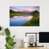 Schwabacher Landing Sunrise Poster (Thuiskantoor)