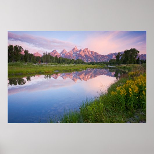 Schwabacher Landing Sunrise Poster (Voorkant)