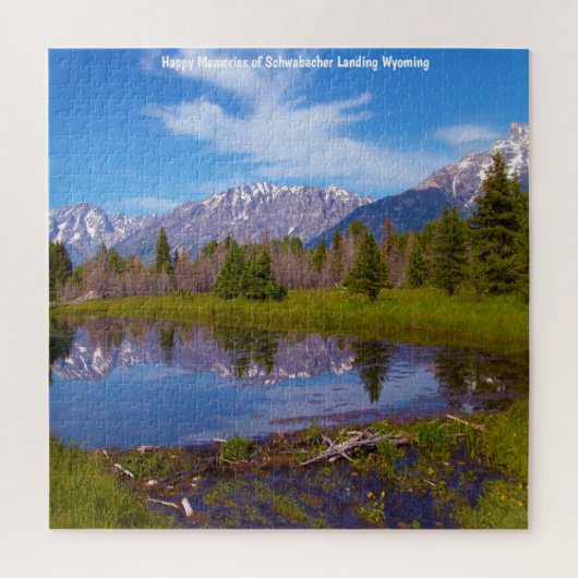Schwabacher Landing Wyoming. Jigsaw Puzzle (Vertical)