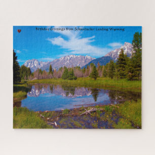 Schwabacher Landing Wyoming Jigzaag Puzzle Legpuzzel