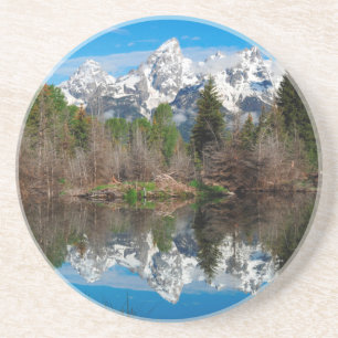 Schwabacher's Landing, Grand Teton Zandsteen Onderzetter
