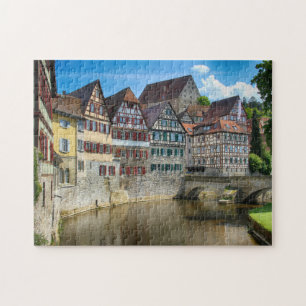 Schwabisch Hall Duitsland. Jigzaag Puzzle Legpuzzel