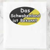 Schwaebisch Are Known Sticker (Sac)