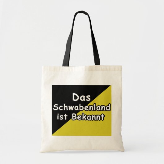 Schwaebisch Are Known Tote Bag (Devant)