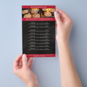 Schwarz, Rot Flyer (Hand)